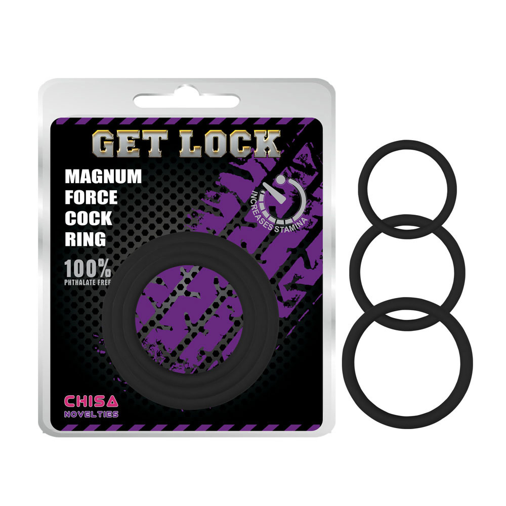 Magnum Force Cock Ring - အနက်ရောင်